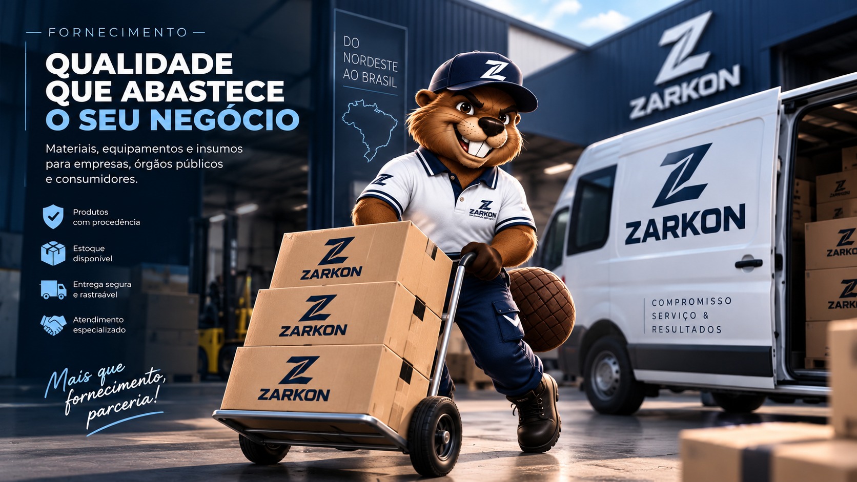 Fornecimento de mercadorias ZARKON